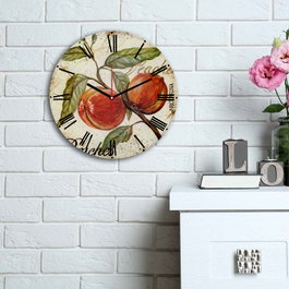 Wallity Reloj Decorativo de MDF Multicolor 3030MS-057